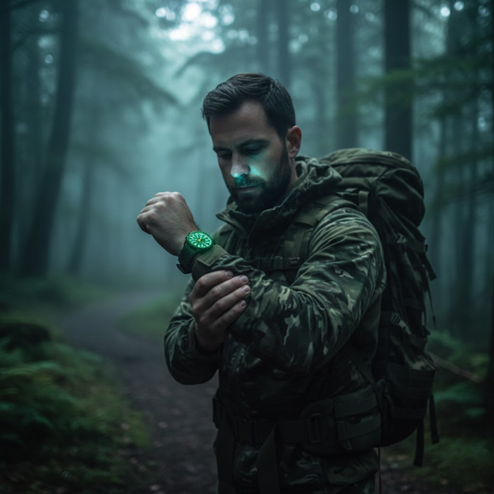 ShadowTime | Zegarek militarny – świecąca precyzja na przygody i noc