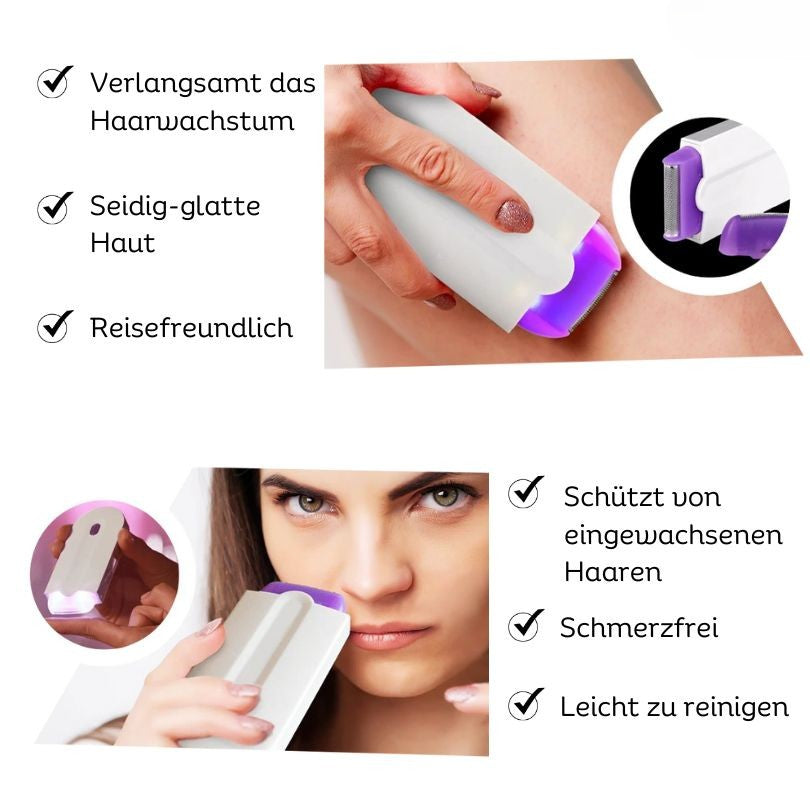 Urządzenie do depilacji laserowej | Elektryczna golarka do delikatnej depilacji | SilkLaser