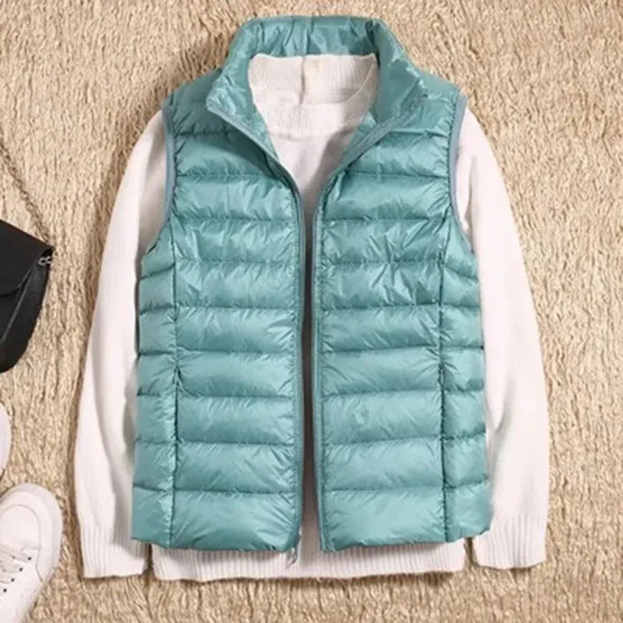 Wiatroodporny Kobiecy Bodywarmer z Zipperem