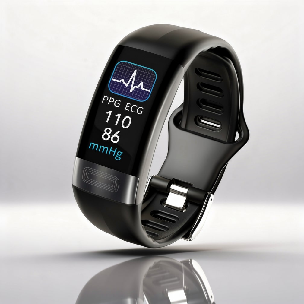 Smartwatch z EKG, tętnem, ciśnieniem krwi i monitorowaniem snu dla kobiet i mężczyzn | Tracker fitness | Vitaro