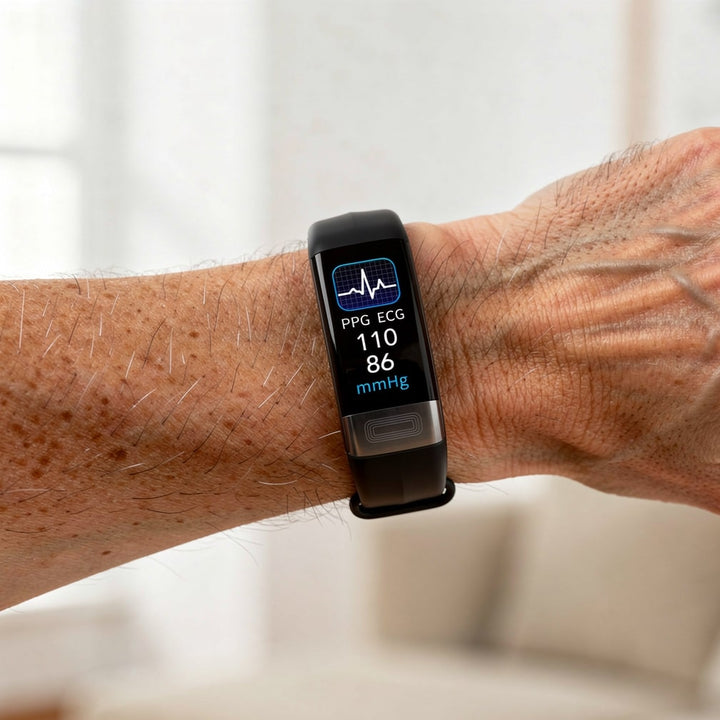 Smartwatch z EKG, tętnem, ciśnieniem krwi i monitorowaniem snu dla kobiet i mężczyzn | Tracker fitness | Vitaro
