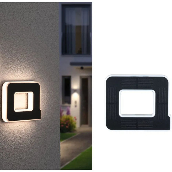 Solarny numer domu z LED i czujnikiem zmierzchu
