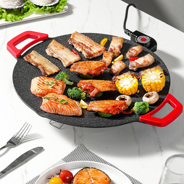 PrimeGrill Inteligentny Grill Bezdymny | Kompaktowy Grill Elektryczny z Regulowanymi Ustawieniami Ciepła i Łatwym Czyszczeniem