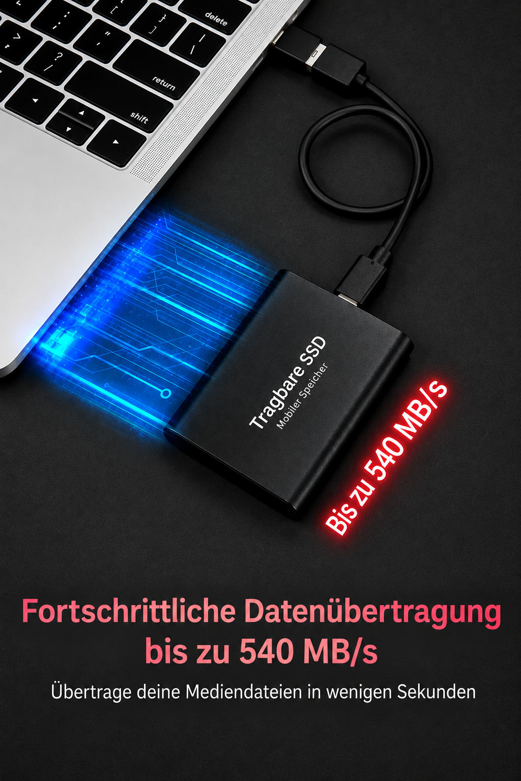 Zewnętrzny dysk SSD 128 TB – kompaktowy, szybki i przenośny