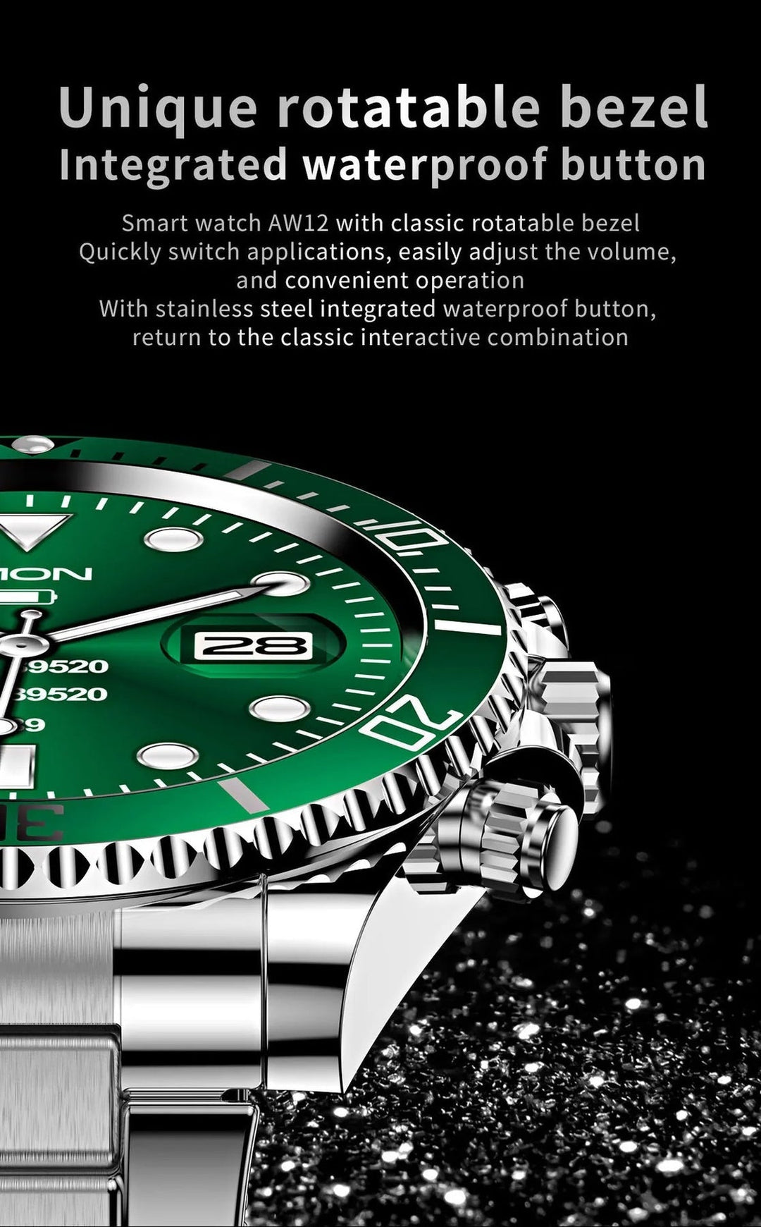 Smartwatch TimeMaster - Elegancka Stal | Zaawansowana Technologia