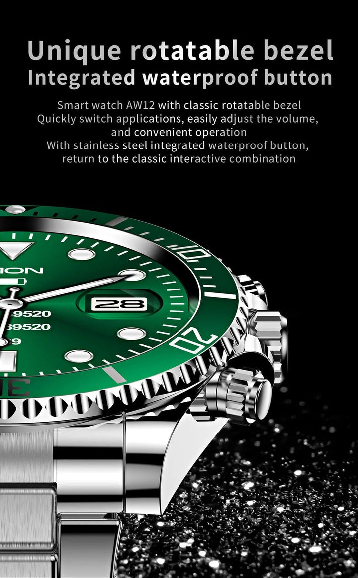 Smartwatch TimeMaster - Elegancka Stal | Zaawansowana Technologia