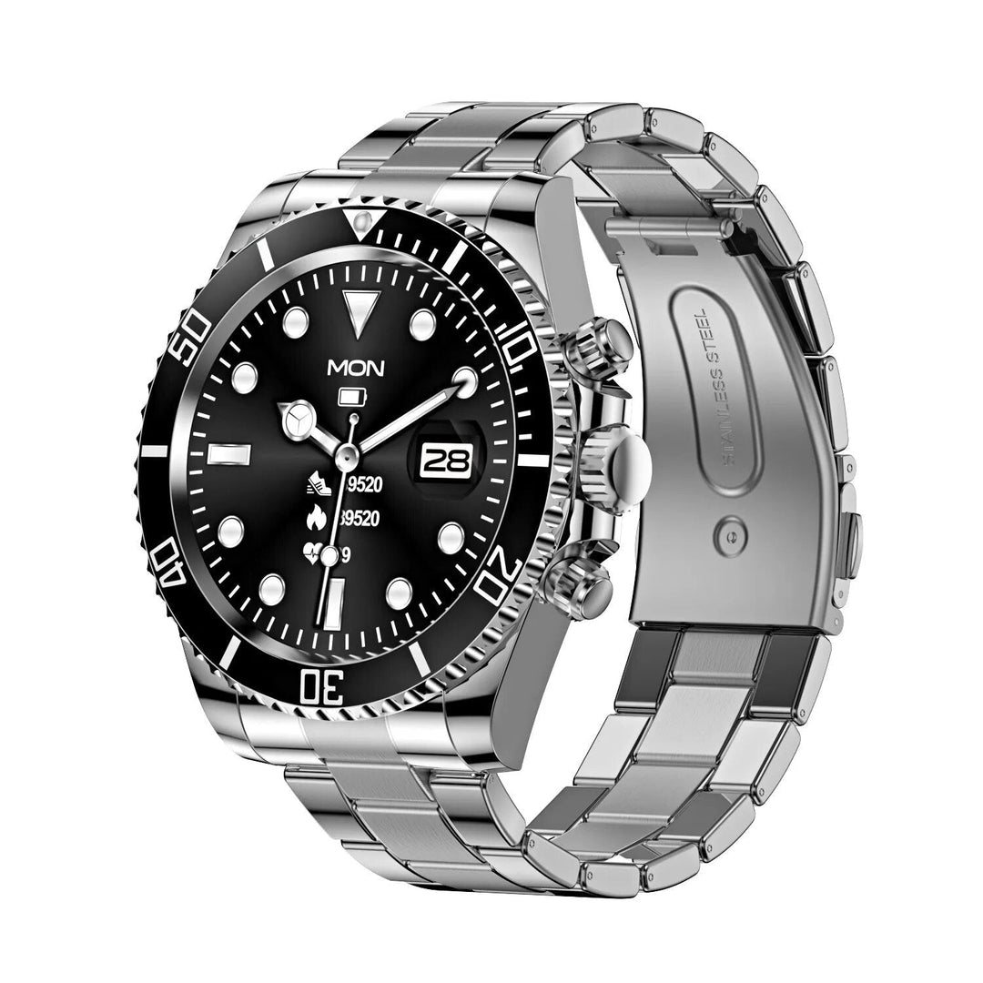 Smartwatch TimeMaster - Elegancka Stal | Zaawansowana Technologia