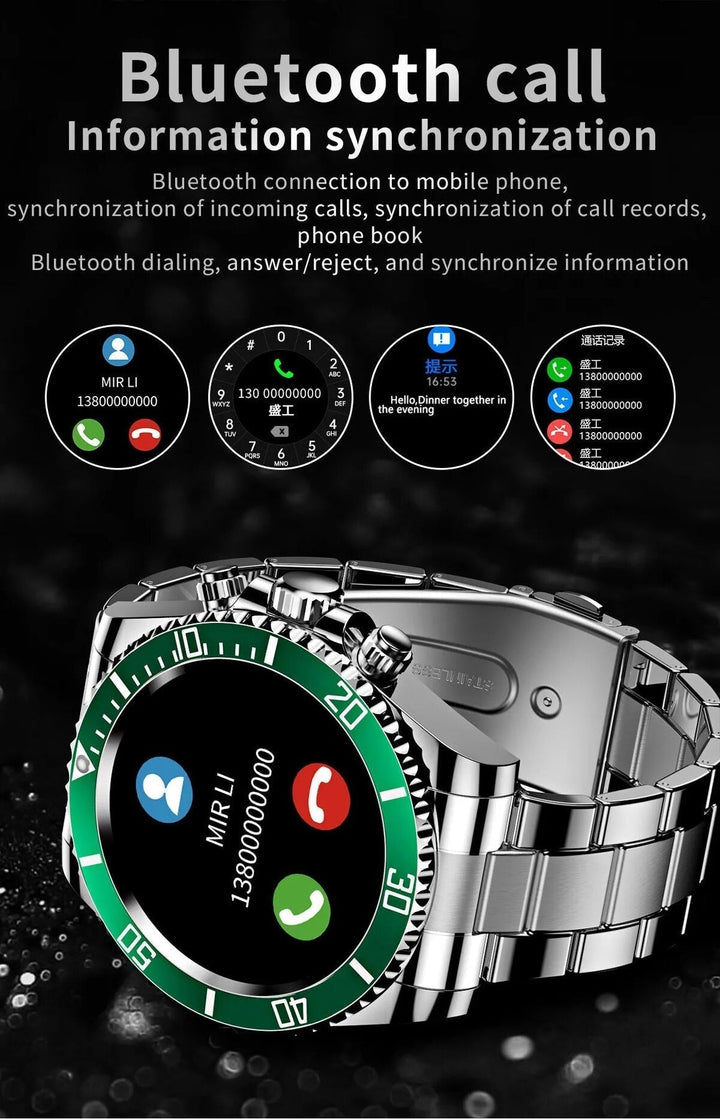 Smartwatch TimeMaster - Elegancka Stal | Zaawansowana Technologia