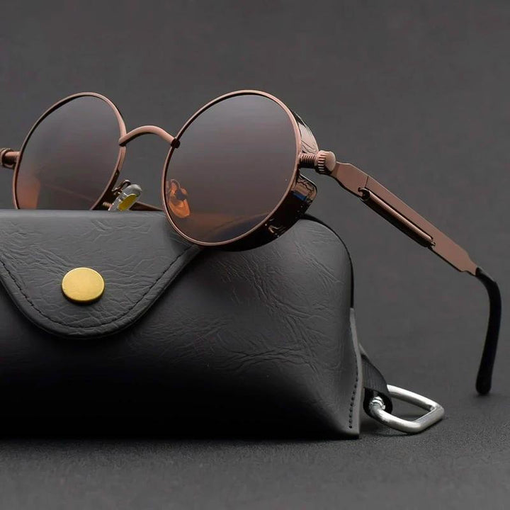 Modne okulary przeciwsłoneczne vintage dla mężczyzn i kobiet – Savino