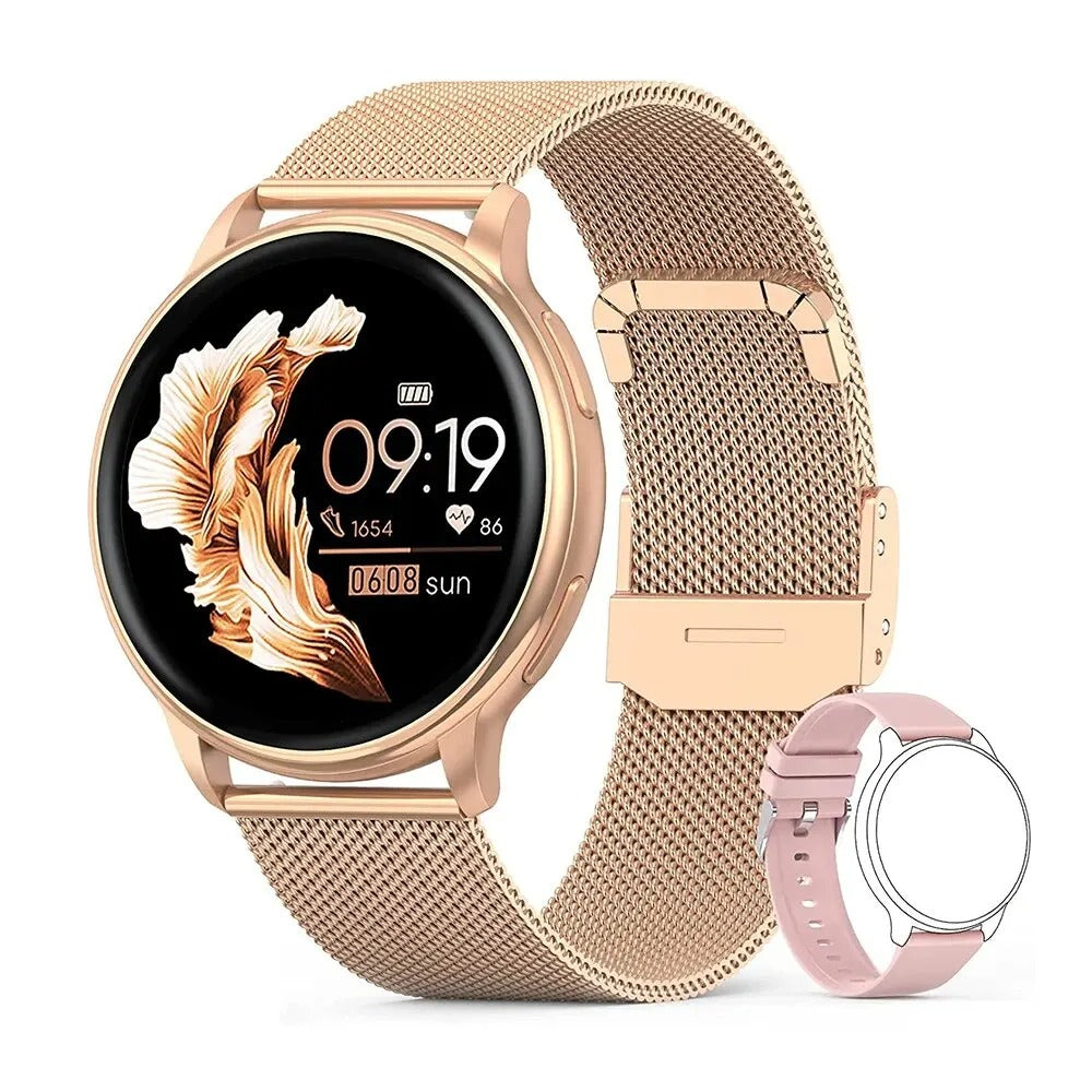 Smartwatch damski – Bluetooth | Monitorowanie tętna | Elegancki