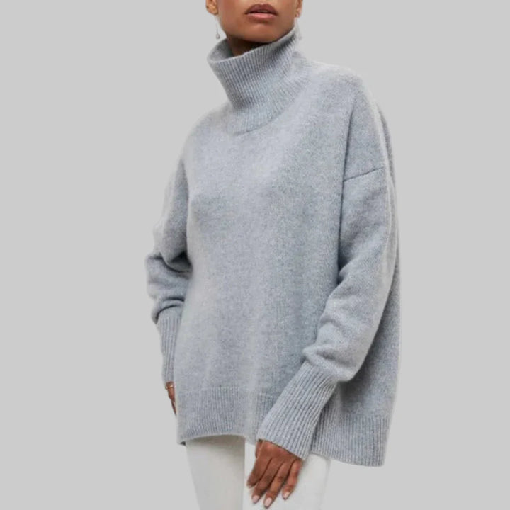 Sweter Damski z Golfem – Warstwa na Zimę
