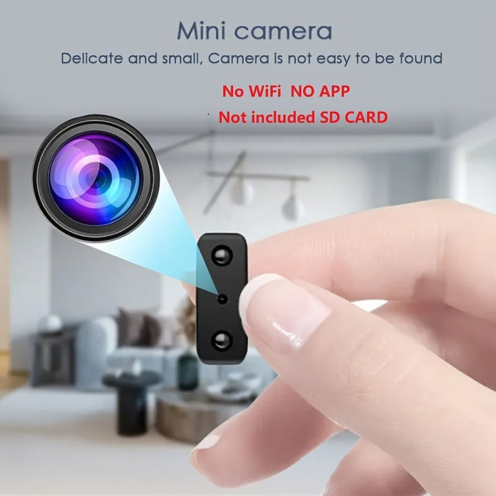 Ultrakompaktowa mini kamera – Full HD | Widzenie nocne i wykrywanie ruchu