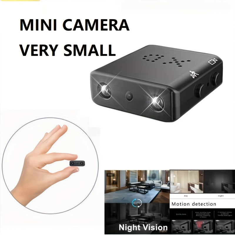 Ultrakompaktowa mini kamera – Full HD | Widzenie nocne i wykrywanie ruchu