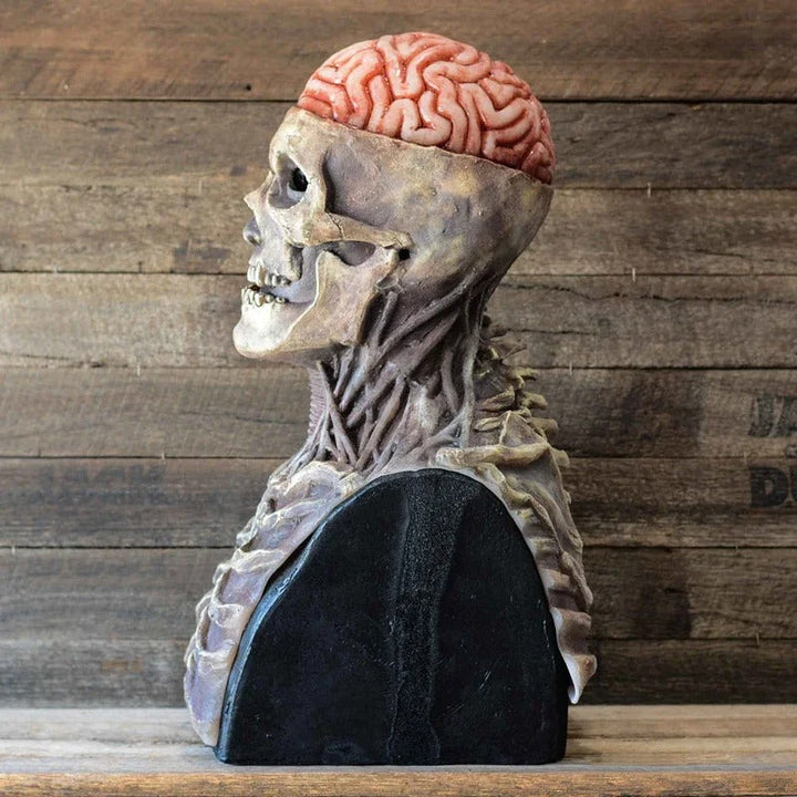 Ultrarealistyczny kostium szkieletu na Halloween z maską