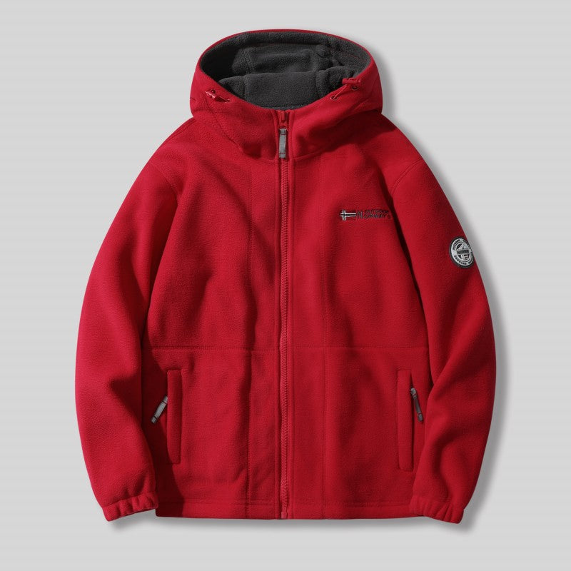 Bardzo ciepła bluza polarowa unisex - wygodna i stylowa
