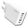 5-portowa ładowarka ścienna USB – 2× USB-A + 3× USB-C, Quick Charge 3.0