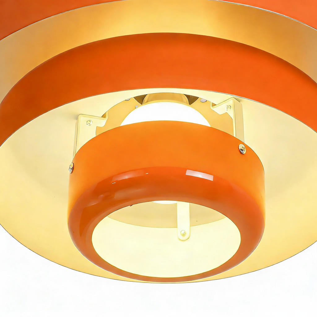 Vanesly Bauhaus Okrągła Trzypoziomowa Lampa Sufitowa Macaron