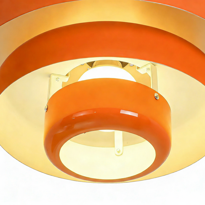 Vanesly Bauhaus Okrągła Trzypoziomowa Lampa Sufitowa Macaron