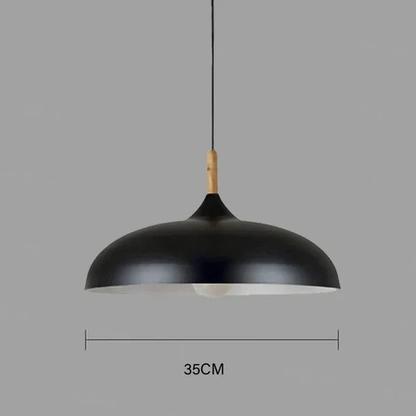 Lampa sufitowa ze skandynawskiego dębu | Nowoczesna i energooszczędna