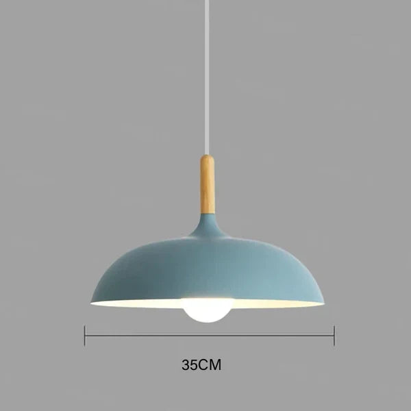 Lampa sufitowa ze skandynawskiego dębu | Nowoczesna i energooszczędna