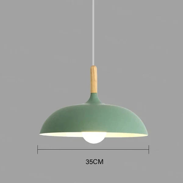 Lampa sufitowa ze skandynawskiego dębu | Nowoczesna i energooszczędna