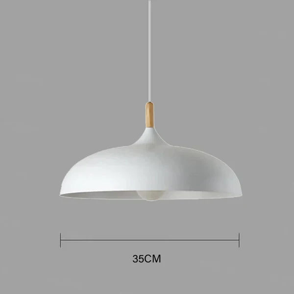 Lampa sufitowa ze skandynawskiego dębu | Nowoczesna i energooszczędna