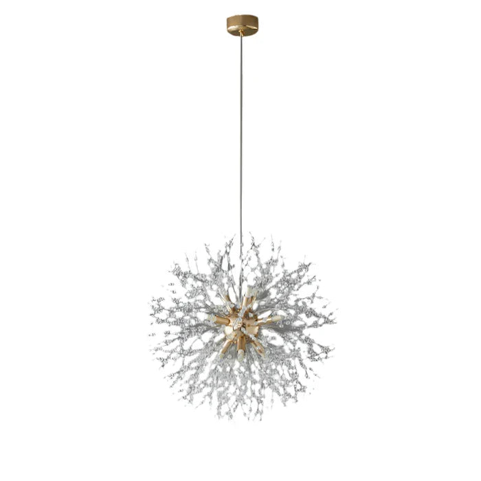Ekskluzywny żyrandol z kryształami – elegancka lampa sufitowa do wyrafinowanych wnętrz