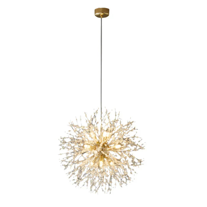 Ekskluzywny żyrandol z kryształami – elegancka lampa sufitowa do wyrafinowanych wnętrz